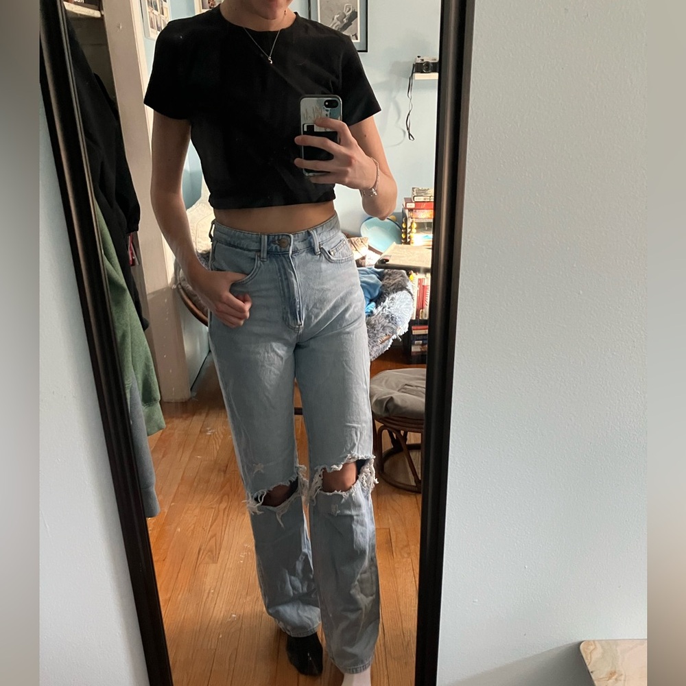 Long Straight Fit Jeans